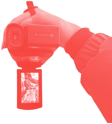 Caméscope en tournage