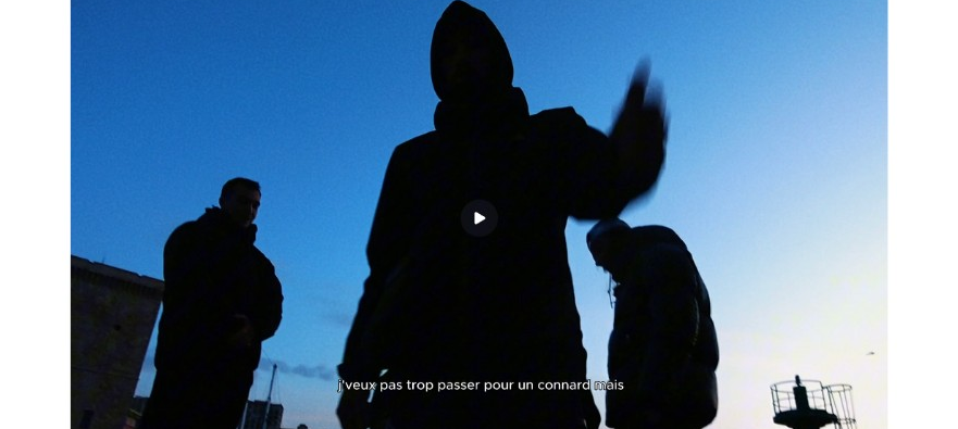 Clip silhouette au crépuscule
